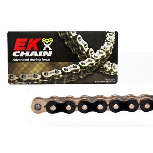 QX-kroužkový řetěz OEM kvality EK 530 MVXZ2 108 L černý/zlatý/zlatý