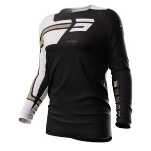 Motocross φανέλα Shot Contact Heritage καφέ-λευκό-μαύρο προσφορά