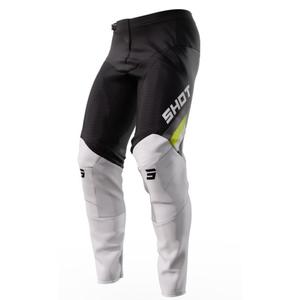 Παντελόνι Motocross Shot Contact Tracer μαύρο-λευκό-fluo κίτρινο προσφορά
