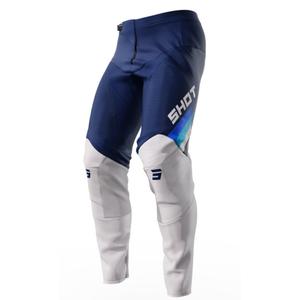 Παντελόνι Motocross Shot Contact Tracer λευκό και μπλε προσφορά