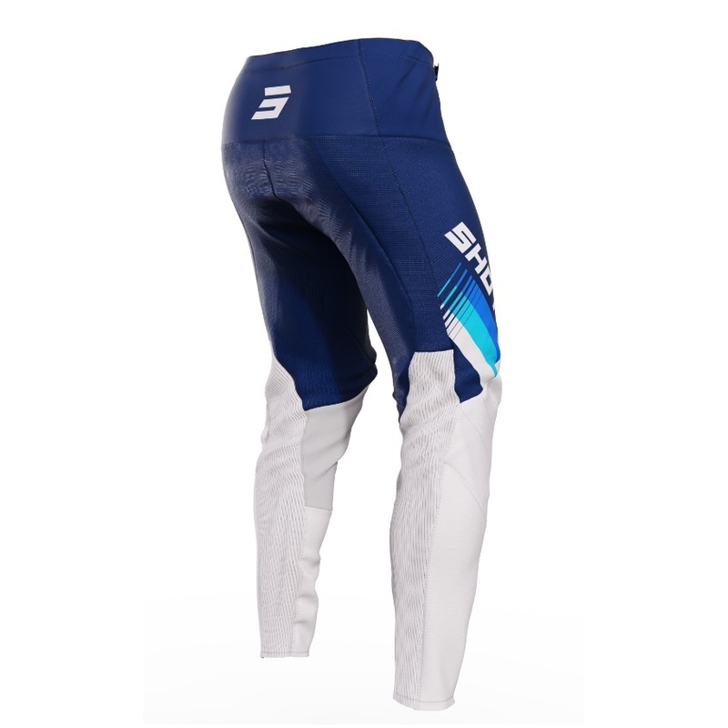 Παντελόνι Motocross Shot Contact Tracer λευκό και μπλε προσφορά