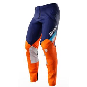 Παντελόνι Motocross Shot Contact Tracer μπλε-πορτοκαλί προσφορά