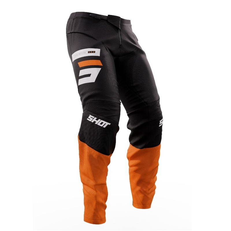 Motokrosové kalhoty Shot Devo Reflex černo-oranžové výprodej