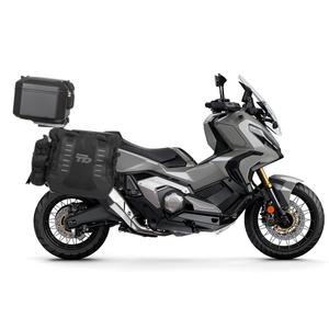 Complete set of SHAD TERRA TR40 adventure saddlebags and SHAD TERRA BLACK aluminium 37L topcase, including mounting kit SHAD SUZUKI DL 1000 V-Strom/ DL 1050 V-Strom