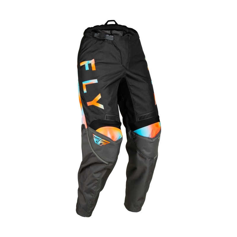 Dámské motokrosové kalhoty FLY Racing F-16 2023 šedo-růžovo-modré