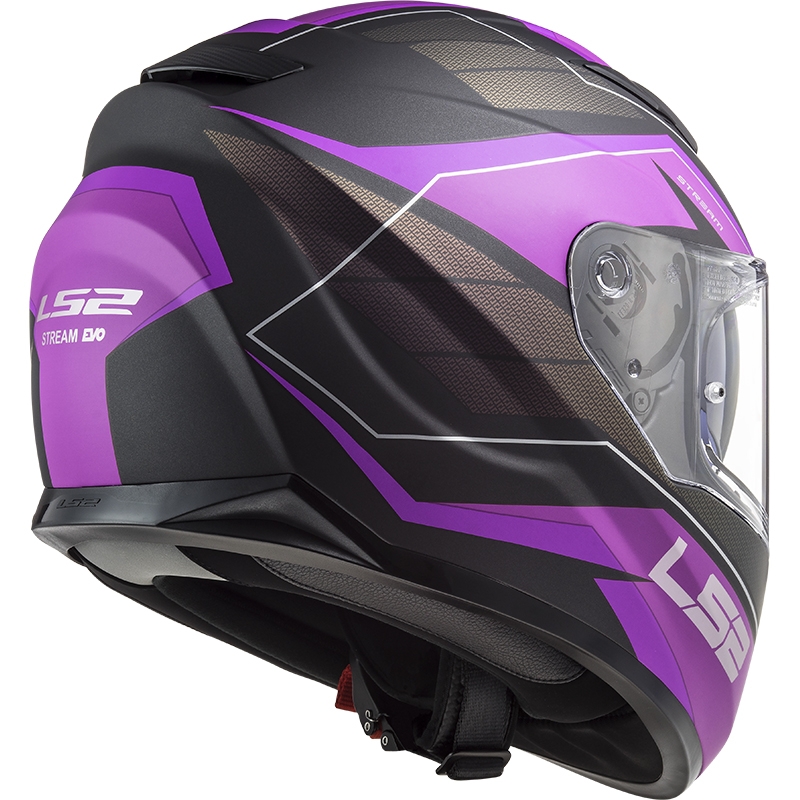 Integrální přilba na motorku LS2 FF320 Stream EVO Mercury titanovo-fialová
