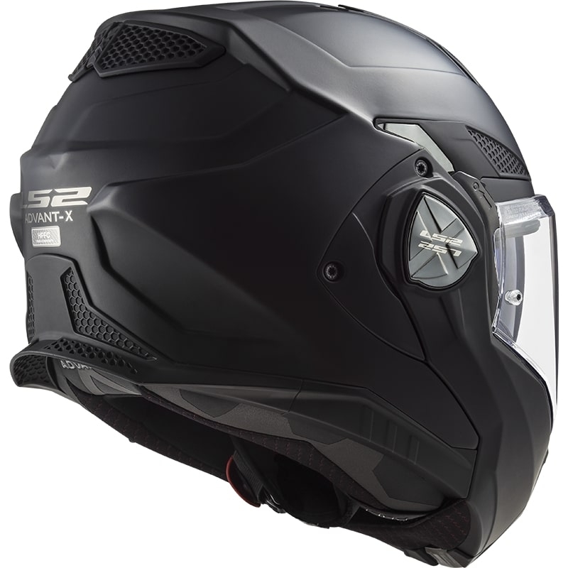 LS2 FF901 Advant X Solid Black Matte Πτυσσόμενο κράνος μοτοσικλέτας