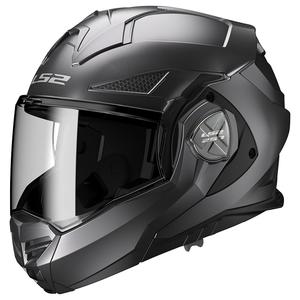 LS2 FF901 Advant X Solid τιτάνιο matt flip-up κράνος μοτοσικλέτας