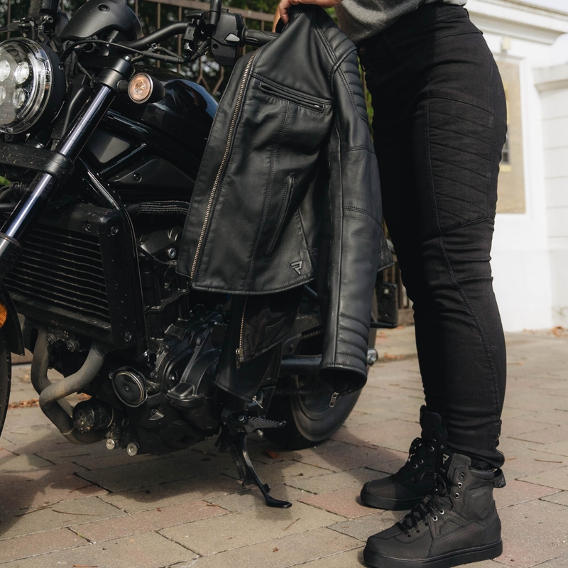 Γυναικείο Rebelhorn Ash Black Motorcycle Jeans προσφορά
