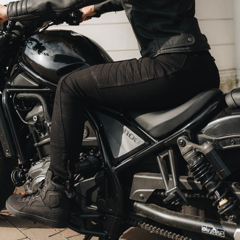Γυναικείο Rebelhorn Ash Black Motorcycle Jeans προσφορά