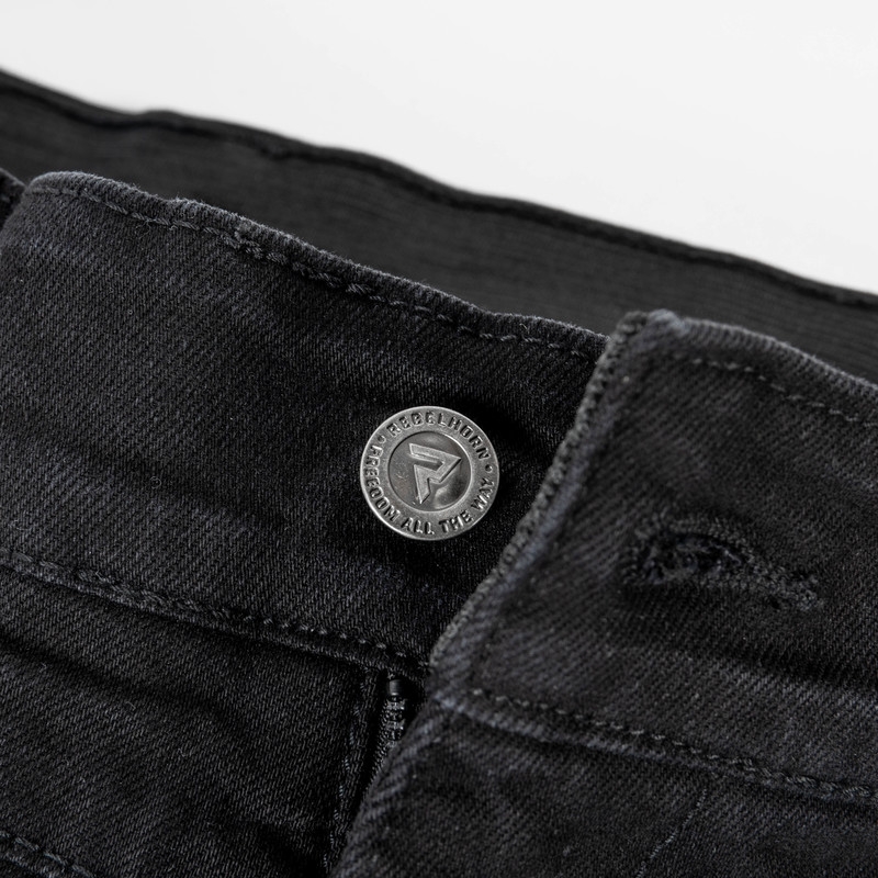 Γυναικείο Rebelhorn Ash Black Motorcycle Jeans προσφορά