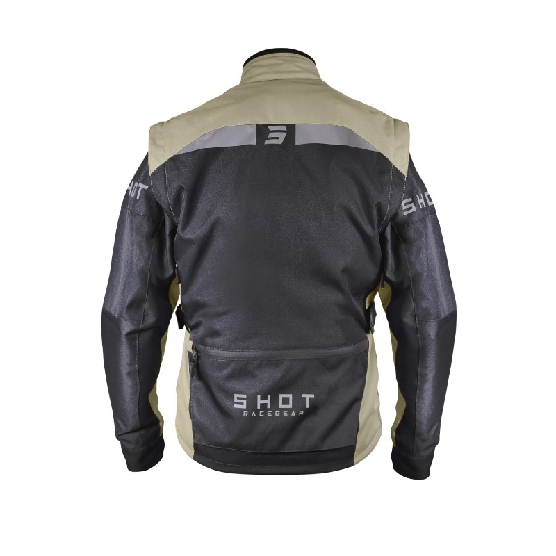 Shot Racetech Μαύρο και καφέ μπουφάν μοτοσικλέτας προσφορά