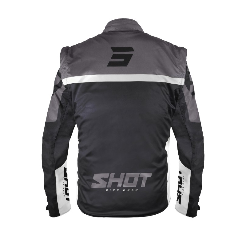 Softshell μπουφάν Shot Softshell Lite 2.0 μαύρο και λευκό προσφορά