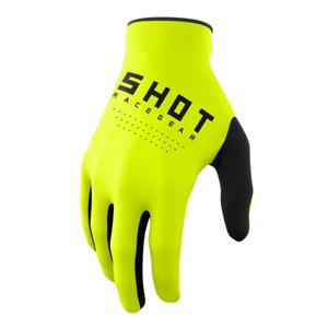 Παιδικά γάντια motocross Shot Raw Kid fluo κίτρινο προσφορά