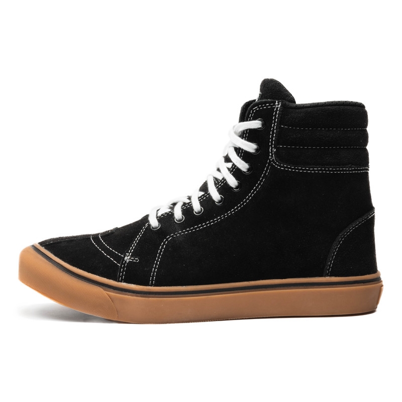 Kožené boty na motorku BROGER California černé