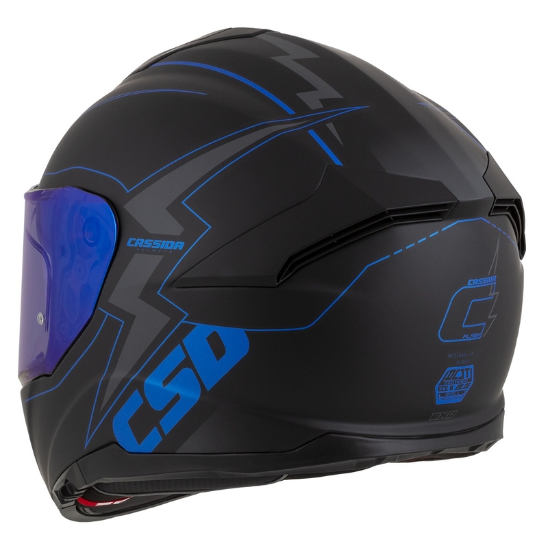 Κράνος μοτοσικλέτας Integral Cassida Integral GT 2.1 Flash μαύρο-μπλε-γκρι