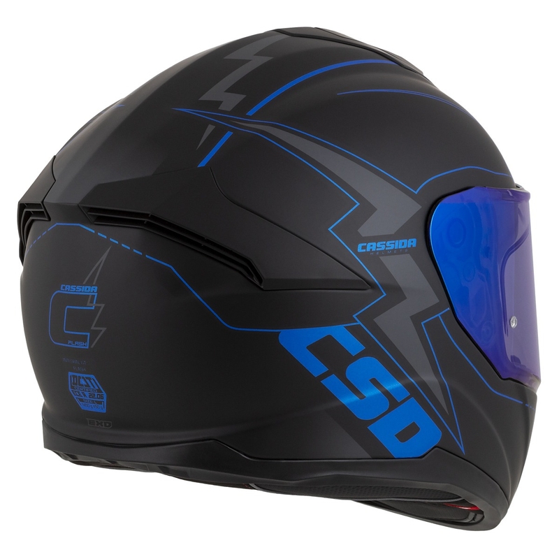Κράνος μοτοσικλέτας Integral Cassida Integral GT 2.1 Flash μαύρο-μπλε-γκρι