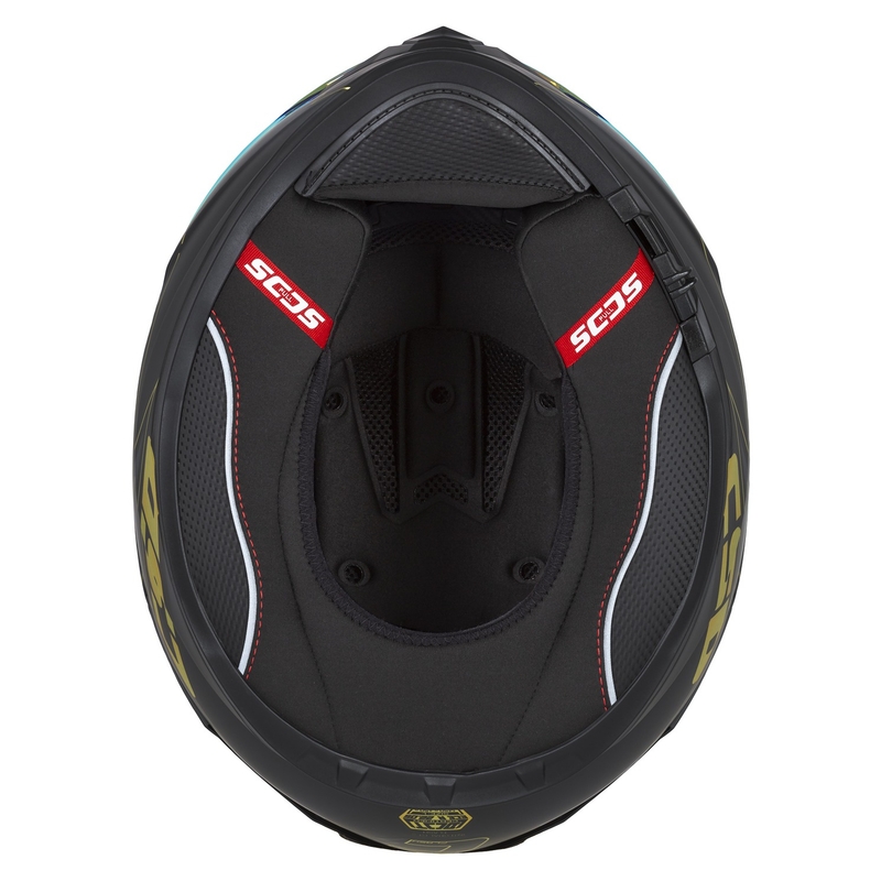 Cassida Integral GT 2.1 Flash μαύρο-χρυσό-γκρι κράνος μοτοσικλέτας
