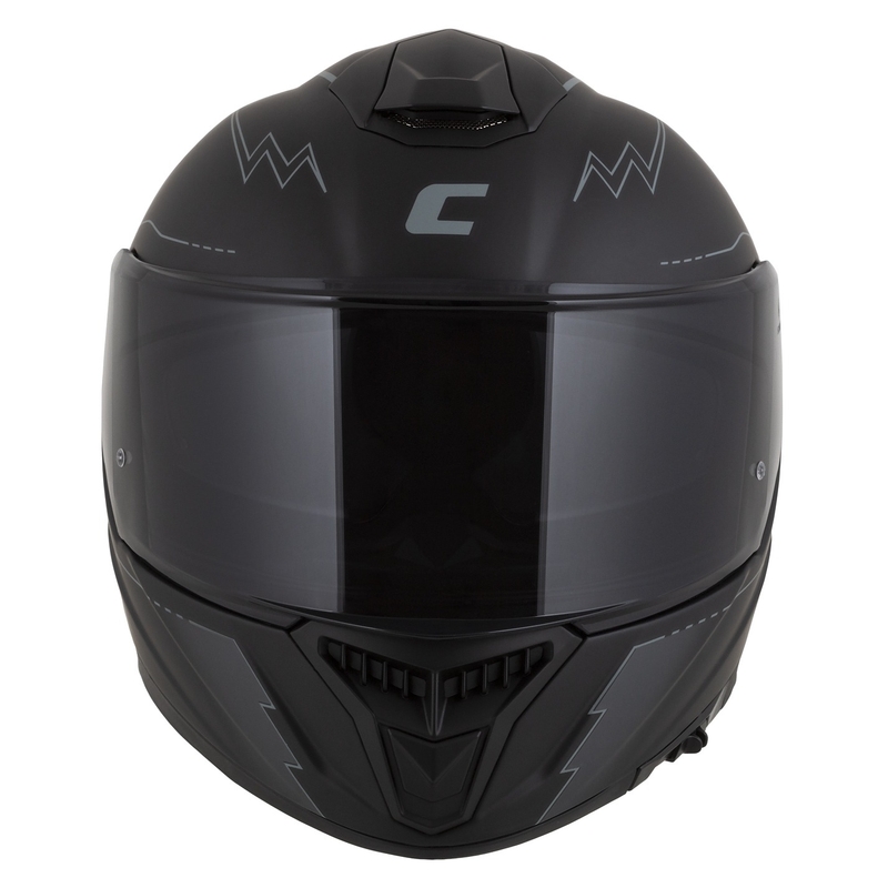 Cassida Integral GT 2.1 Flash Μαύρο-γκρι κράνος μοτοσικλέτας Integral