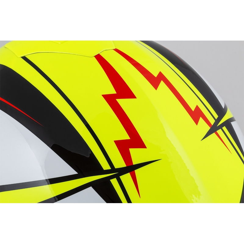 Κράνος μοτοσικλέτας Integral Cassida Integral GT 2.1 Flash fluo κίτρινο-κόκκινο-μαύρο-λευκό