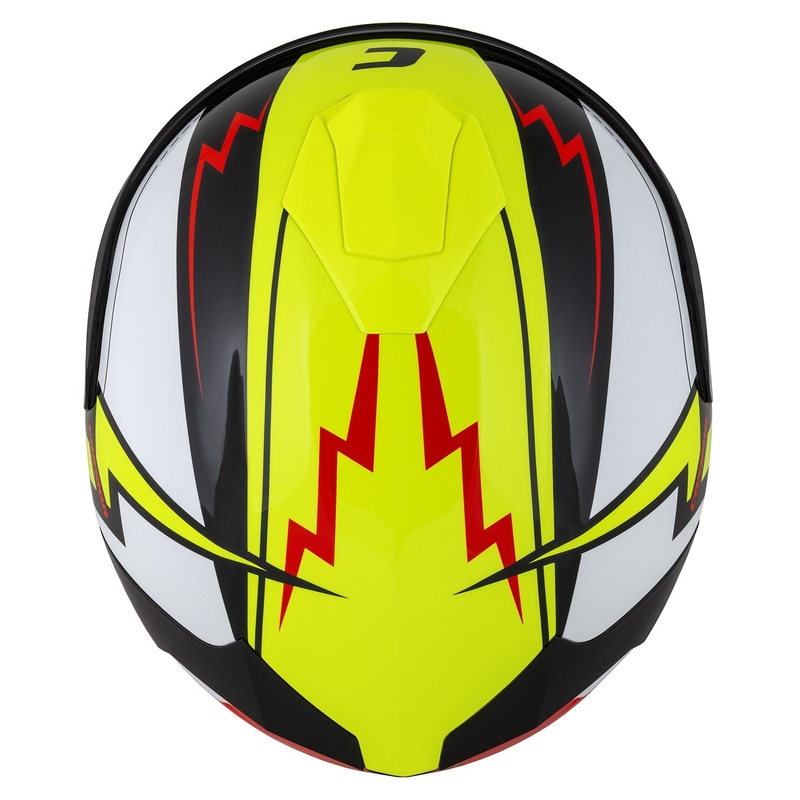 Κράνος μοτοσικλέτας Integral Cassida Integral GT 2.1 Flash fluo κίτρινο-κόκκινο-μαύρο-λευκό