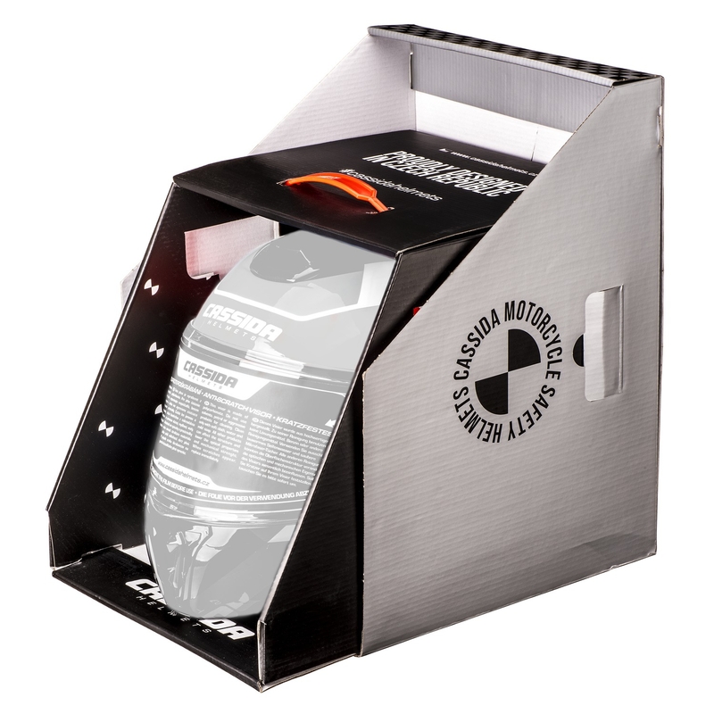 Κράνος μοτοσικλέτας Integral Cassida Integral GT 2.1 Flash fluo κίτρινο-κόκκινο-μαύρο-λευκό