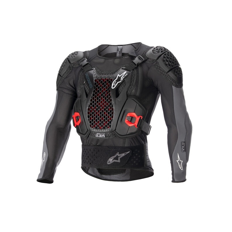 Alpinestars Bionic Plus 2 μαύρο-γκρι-κόκκινο προστατευτικό σώματος