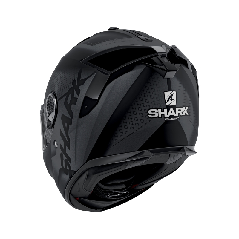 Integrální přilba SHARK SPARTAN GT Elgen černo-antracitová matná