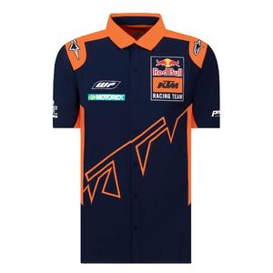 KTM Red Bull Racing Official Teamline πουκάμισο μπλε-πορτοκαλί προσφορά