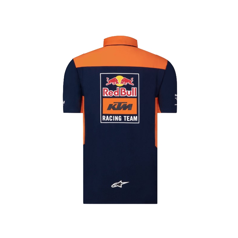 KTM Red Bull Racing Official Teamline πουκάμισο μπλε-πορτοκαλί προσφορά