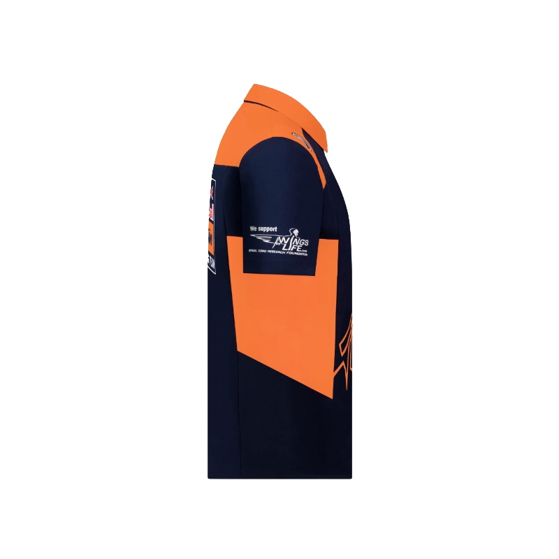 KTM Red Bull Racing Official Teamline πουκάμισο μπλε-πορτοκαλί προσφορά