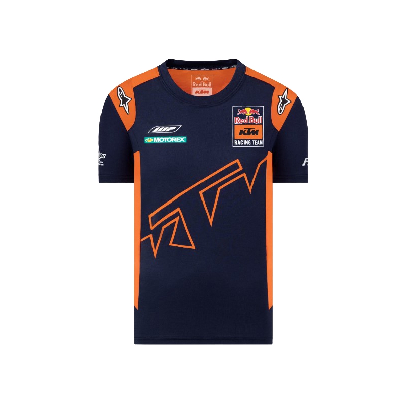 Παιδικό T-shirt KTM Red Bull Racing Official Teamline μπλε-πορτοκαλί