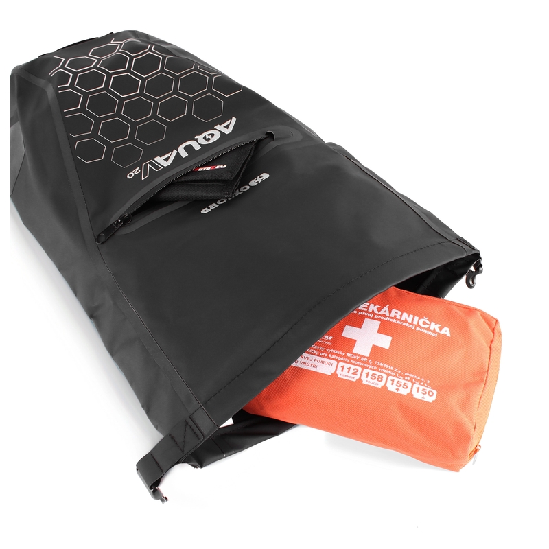 Vodotěsný batoh Oxford AQUA V12 černý 12 l