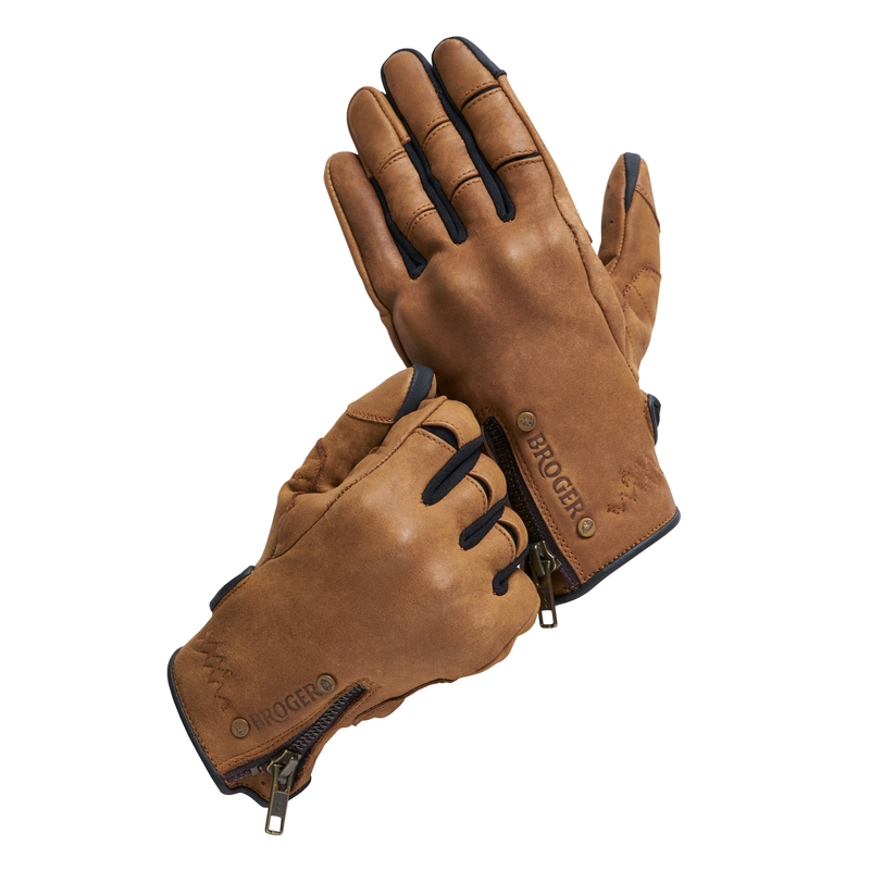 Γυναικεία γάντια μοτοσικλέτας Broger Florida Cognac Brown προσφορά