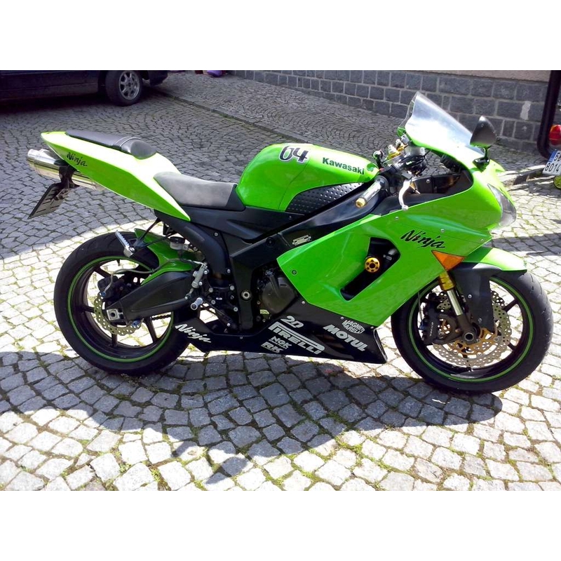 Kawasaki ZX-6R (05-06) με τροποποίηση του φέρινγκ Gatling