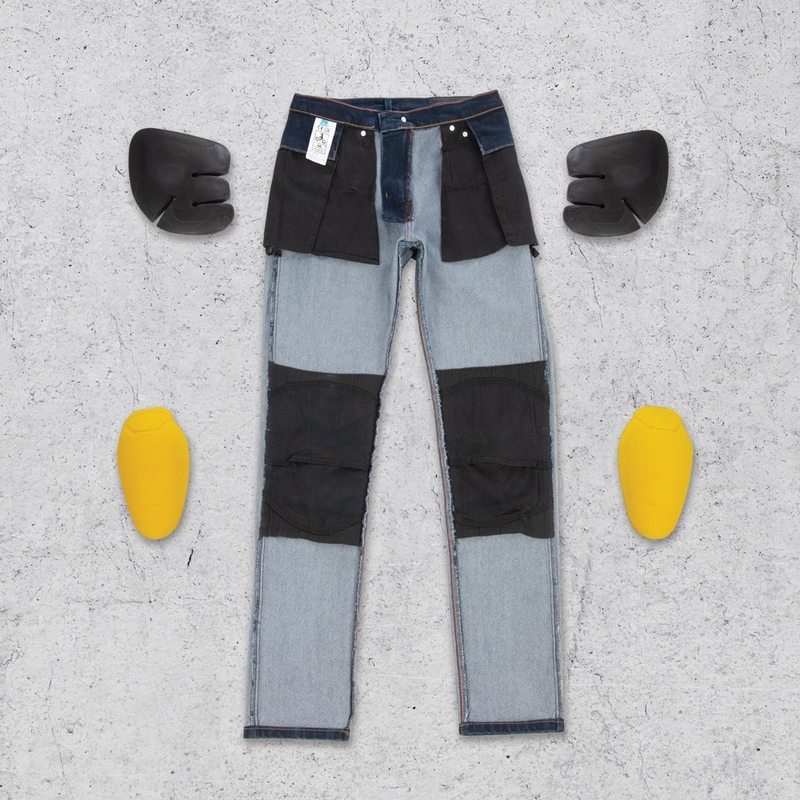 Oxford Original Approved Jeans AA Στενή γραμμή ανοιχτό μπλε