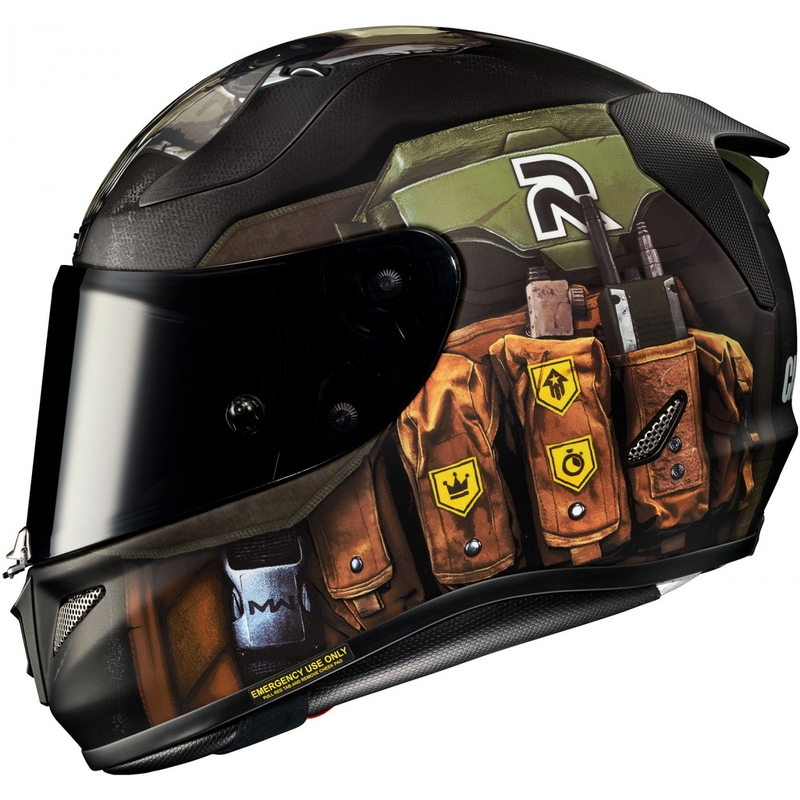 Ακέραιο κράνος μοτοσικλέτας HJC RPHA 11 Ghost Call Of Duty MC34SF μαύρο-καφέ-πράσινο προσφορά