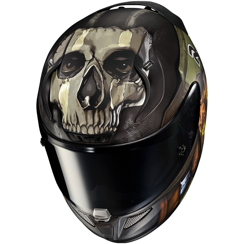 Ακέραιο κράνος μοτοσικλέτας HJC RPHA 11 Ghost Call Of Duty MC34SF μαύρο-καφέ-πράσινο προσφορά