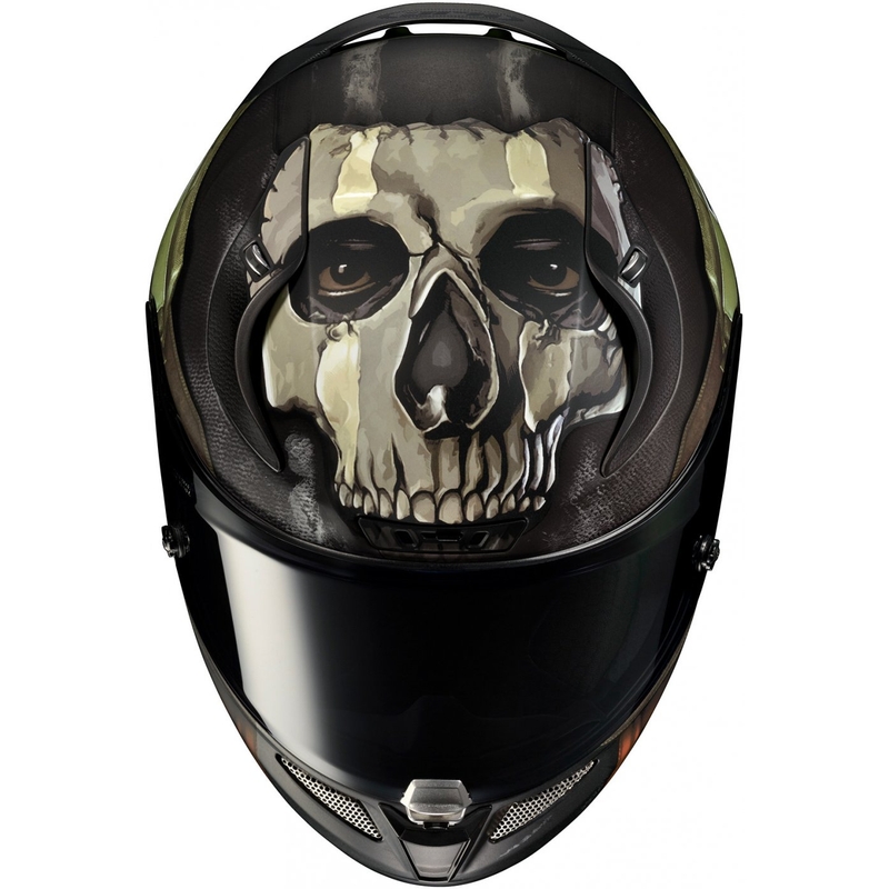Ακέραιο κράνος μοτοσικλέτας HJC RPHA 11 Ghost Call Of Duty MC34SF μαύρο-καφέ-πράσινο προσφορά