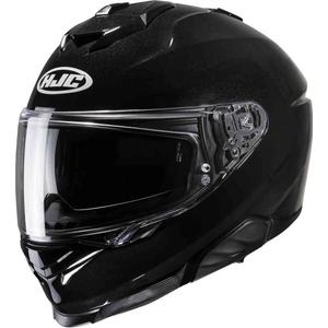 Ενσωματωμένο κράνος μοτοσικλέτας HJC i71 Solid black metallic