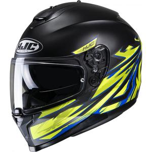 HJC C70 Pentas MC3HSF μαύρο-μπλε-φλούο κίτρινο ολοκληρωμένο κράνος μοτοσικλέτας