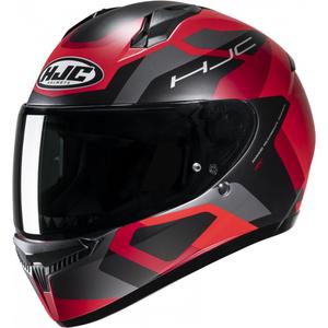 HJC C10 Tins MC1SF μαύρο-γκρι-κόκκινο ολοκληρωμένο κράνος μοτοσικλέτας