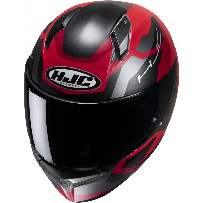HJC C10 Tins MC1SF μαύρο-γκρι-κόκκινο ολοκληρωμένο κράνος μοτοσικλέτας