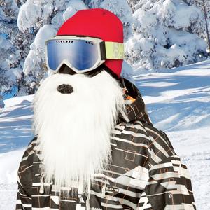 Beardski μάσκα Santa λευκό