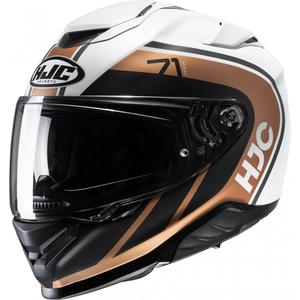 HJC RPHA 71 Mapos MC9SF μαύρο-καφέ-λευκό ολοκληρωμένο κράνος μοτοσικλέτας