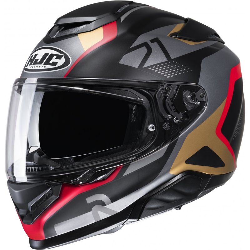 HJC RPHA 71 Hapel MC1SF μαύρο-γκρι-καφέ-κόκκινο ολοκληρωμένο κράνος μοτοσικλέτας προσφορά