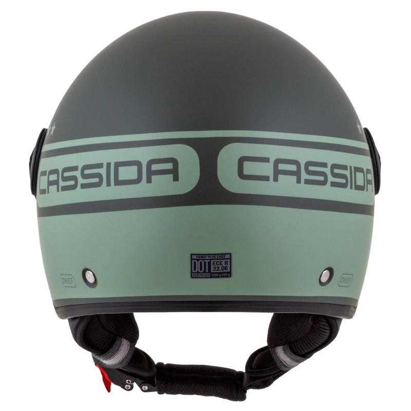 Cassida Handy Plus Chief ανοιχτό κράνος μοτοσικλέτας πράσινο