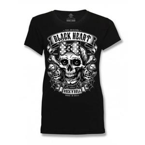 Γυναικείο T-shirt Black Heart Miss Murder μαύρο