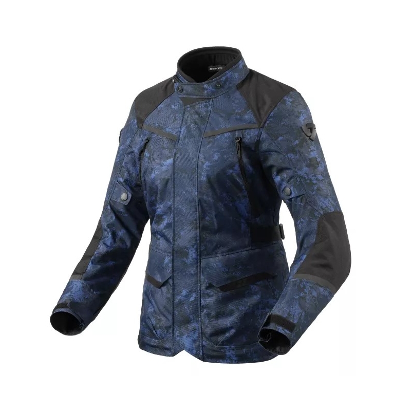 Γυναικείο μπουφάν μοτοσικλέτας Revit Voltiac 3 H2O camo μπλε προσφορά