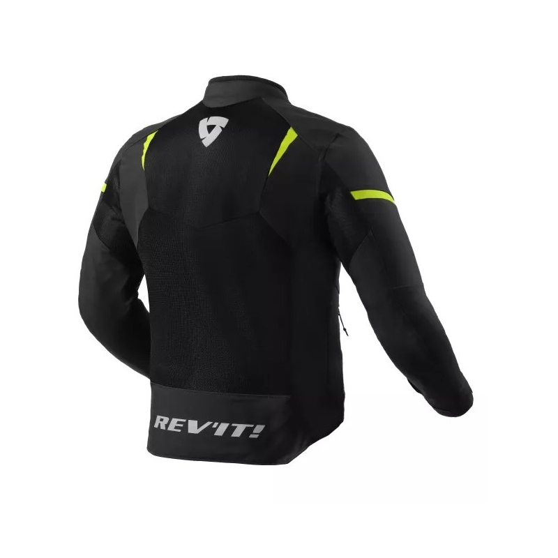 Revit Hyperspeed 2 GT Air μαύρο-φλούο κίτρινο μπουφάν μοτοσικλέτας προσφορά